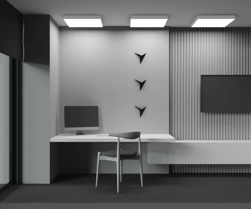 Светильник потолочный LED Zon C032CL-90W4K-SQ-W Maytoni белый на 1 лампу, основание белое в стиле современный квадраты фото 10