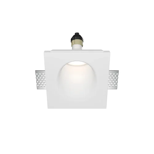 Светильник точечный Gyps Modern DL001-WW-01-W Maytoni белый на 1 , основание белое в стиле современный хай-тек для затирки