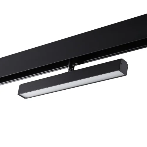 Трековый светильник для низковольтного шинопровода LED Flum 358612 Novotech чёрный для шинопроводов серии Flum чёрный фото 6