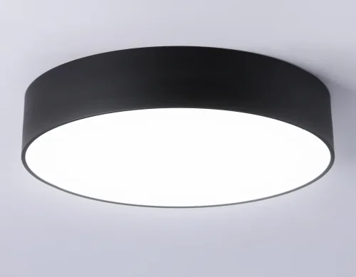 Светильник потолочный LED Air Alum FV5526 Ambrella light чёрный 1 лампа, основание чёрное в стиле современный хай-тек  фото 2