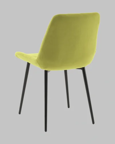 Стул Флекс N велюр оливковый УТ000041298 Stool Group, оливковый/велюр, ножки/металл/чёрный, размеры - *830**** фото 6