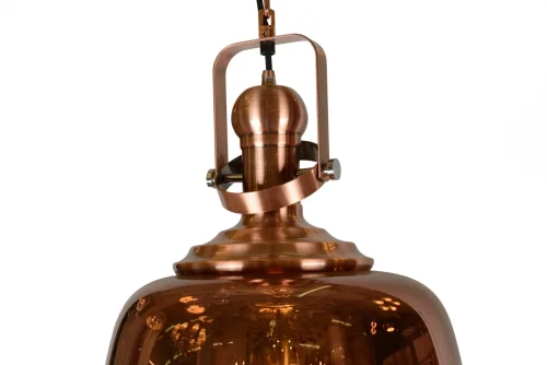 Светильник подвесной Edition A1509/300/B3 BR iLamp коричневый 1 лампа, основание коричневое в стиле современный выдувное фото 4