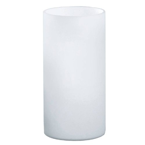 Настольная лампа GEO 81827 Eglo белая 1 лампа, основание белое стекло в стиле современный 
