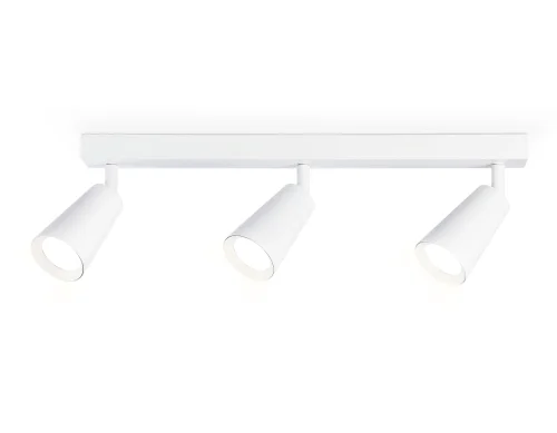 Спот с 3 лампами TA13148 Ambrella light белый GU10 в стиле хай-тек современный 