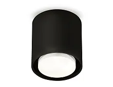 Светильник накладной Techno spot XS7723016 Ambrella light чёрный 1 лампа, основание чёрное в стиле хай-тек современный круглый