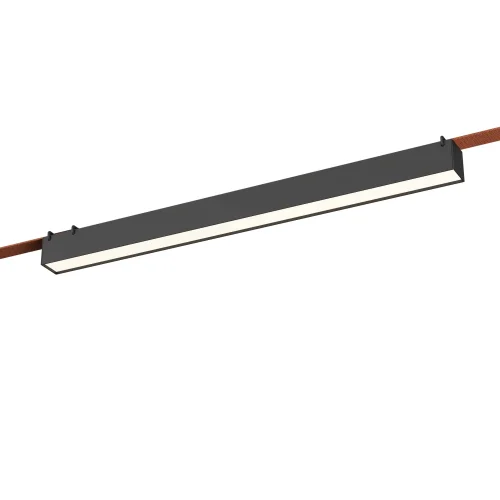Трековый светильник Band ST456.436.24 ST-Luce чёрный для шинопроводов серии Band чёрный