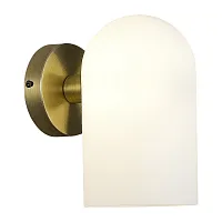 Бра Nobilia SLE1047-301-01 Evoluce белый 1 лампа, основание бронзовое в стиле современный 