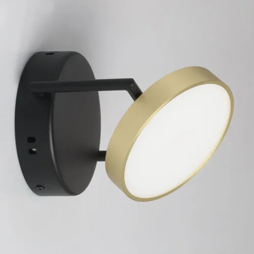 Светильник потолочный LED с пультом Гэлэкси 632017601 DeMarkt золотой 1 лампа, основание чёрное в стиле хай-тек с пультом фото 6