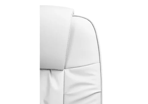 Компьютерное кресло Rik white 15548 Woodville, белый/искусственная кожа, ножки/металл/хром, размеры - ****640*660 фото 9