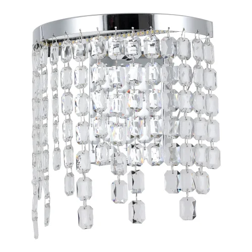 Бра LED LSP-7491 Lussole прозрачный на 1 лампу, основание хром в стиле современный 
