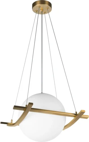 Светильник подвесной Swing 10424/250 LOFT IT белый на 1 лампу, основание бронзовое в стиле современный 