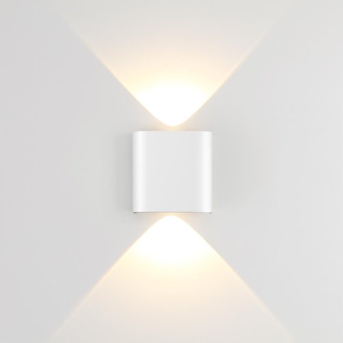 Бра Magnum 7192/2WL Odeon Light белый на 1 лампу, основание белое в стиле хай-тек фото 3