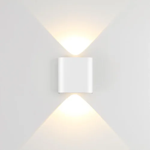 Бра Magnum 7192/2WL Odeon Light белый на 1 лампу, основание белое в стиле хай-тек фото 3