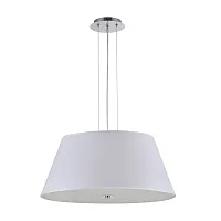 Светильник подвесной Bergamo MOD613PL-03CH Maytoni белый 3 лампы, основание хром в стиле современный 