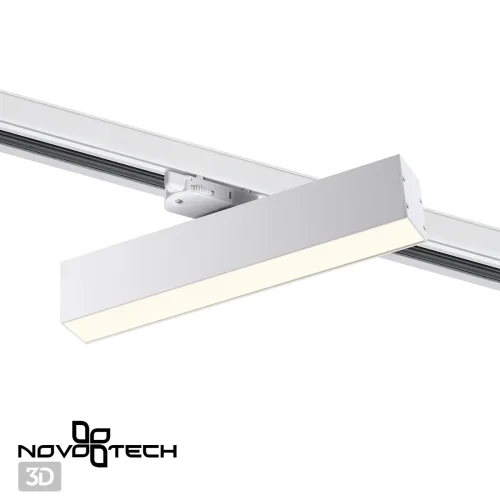 Трековый светильник трехфазный Iter 358854 Novotech белый для шинопроводов серии Iter фото 5