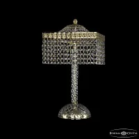 Настольная лампа 19202L4/25IV G R Bohemia Ivele Crystal прозрачная 4 лампы, основание золотое металл в стиле классика r