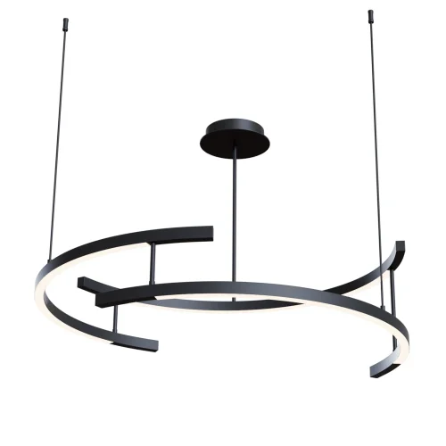 Светильник подвесной LED Line MOD054PL-L52B3K Maytoni чёрный на 1 лампу, основание чёрное в стиле современный хай-тек 
