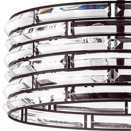 Люстра хрустальная AMERIGO 746048 Lightstar прозрачная на 4 лампы, основание коричневое в стиле современный кантри  фото 3
