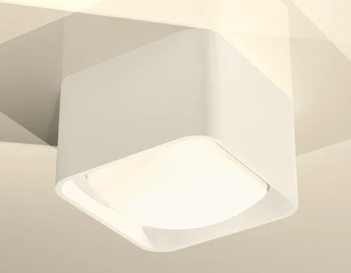 Светильник накладной Techno Spot XS XS7832022 Ambrella light белый 1 лампа, основание белое в стиле хай-тек современный квадратный фото 3