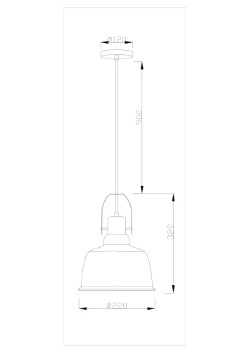 Светильник подвесной Felex V1440-1P Moderli чёрный 1 лампа, основание чёрное в стиле современный лофт  фото 8