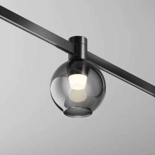 Трековый светильник LED Magnetic trаck system Flarity TR148-1-3W3K-B Maytoni чёрный серый для шинопроводов серии Magnetic trаck system Flarity чёрный фото 5