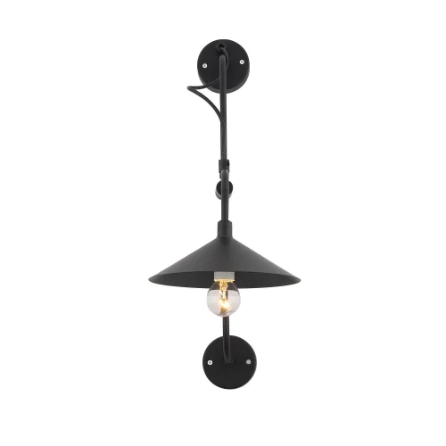 Бра лофт Sсarno SL265.401.01 ST-Luce чёрный на 1 лампа, основание чёрное в стиле лофт  фото 4