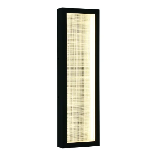Настенный светильник уличный LED Mist 4298-2W Favourite уличный IP чёрный на 1 лампу, плафон чёрный в стиле современный хай-тек LED