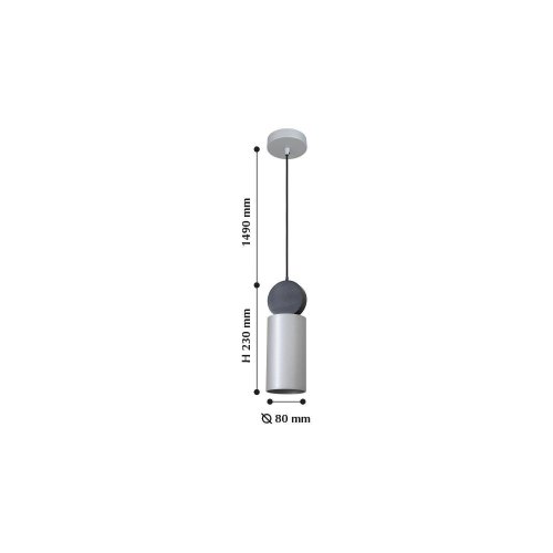 Светильник подвесной Otium 2270-1P Favourite серебряный 1 лампа, основание серебряное в стиле современный  фото 4