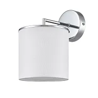 Бра Suntori 6591/1W Lumion белый на 1 лампу, основание хром в стиле классический 