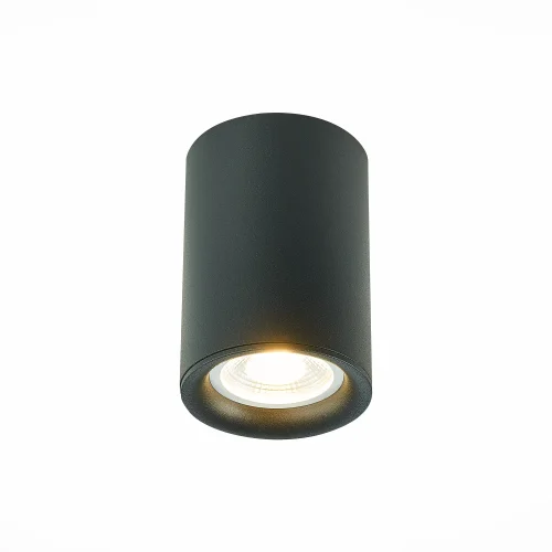Светильник накладной St114 ST114.407.01 ST-Luce чёрный 1 лампа, основание чёрное в стиле современный хай-тек круглый фото 3