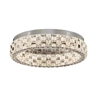 Люстра потолочная LED Castello MOD335CL-L24CH3K Maytoni прозрачная на 1 лампу, основание хром в стиле современный 