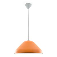 Светильник подвесной Jenkins LSP-7325 Lussole оранжевый 1 лампа, основание белое в стиле современный хай-тек 