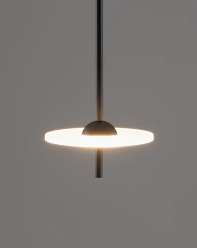 Светильник подвесной LED Ella V10881-PL Moderli белый 1 лампа, основание чёрное в стиле современный  фото 3