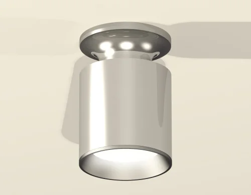 Светильник накладной Techno spot XS6305040 Ambrella light серебряный 1 лампа, основание серебряное в стиле современный круглый фото 3