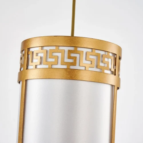 Светильник подвесной Exortivus 4011-3P Favourite белый 3 лампы, основание золотое в стиле классический  фото 5