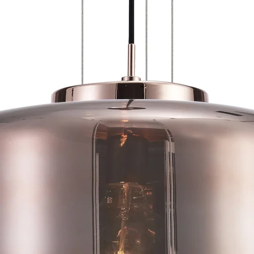 Светильник подвесной лофт JARRAS 6190 Mantra медь прозрачный 1 лампа, основание медь в стиле лофт выдувное фото 6