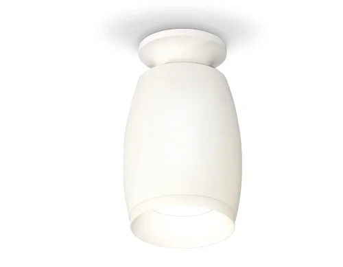Светильник накладной Techno spot XS1122040 Ambrella light белый 1 лампа, основание белое в стиле хай-тек современный круглый