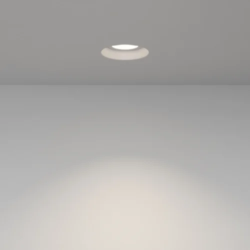 Светильник точечный Intro 2.0 DL137-GU10-W Maytoni белый на 1 лампу, основание белое в стиле современный круглый фото 4
