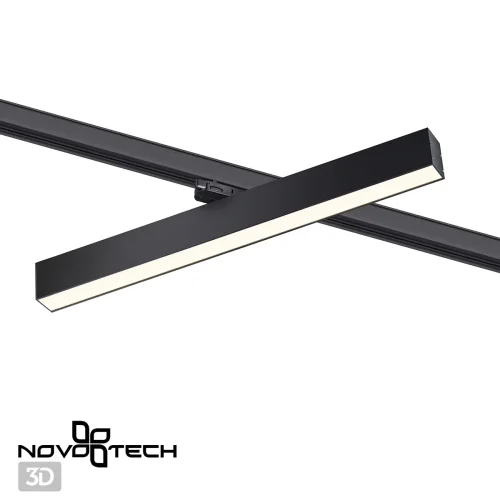 Трековый светильник трехфазный Iter 358855 Novotech чёрный для шинопроводов серии Iter фото 5
