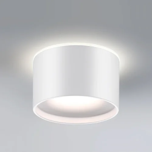 Светильник точечный LED с переключателем цветовой температуры Giro 358961 Novotech белый 1 лампа, основание белое в стиле современный хай-тек  фото 4