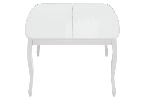 Стеклянный стол Экстра 2 белый / белый 505334 Woodville столешница белая из стекло фото 2