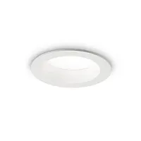 Светильник точечный LED BASIC FI WIDE 10W 3000K Ideal Lux белый на 1 лампу, основание белое в стиле современный 