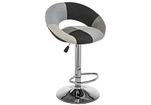 Барный стул Cody 11166 Woodville, серый/ткань, ножки/металл/хром, размеры - *995***540*510