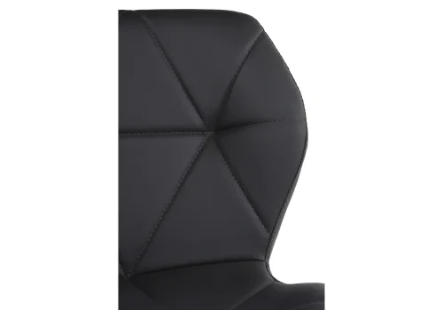 Компьютерное кресло Вальд экокожа черная 464241 Woodville, чёрный/экокожа, ножки/металл/чёрный, размеры - ****470*540 фото 8