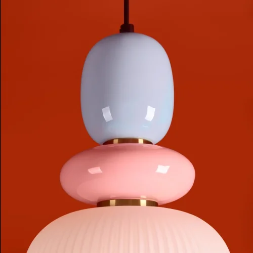 Светильник подвесной Alzare FR5595PL-01B2 Freya разноцветный белый на 1 лампу, основание чёрное в стиле современный мемфис фото 7 Светильник подвесной Alzare FR5595PL-01B2 Freya разноцветный белый на 1 лампу, основание чёрное в стиле современный мемфис фото 7