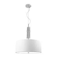 Люстра подвесная Taygeta A4097SP-5CC Arte Lamp белая на 5 ламп, основание хром в стиле современный 