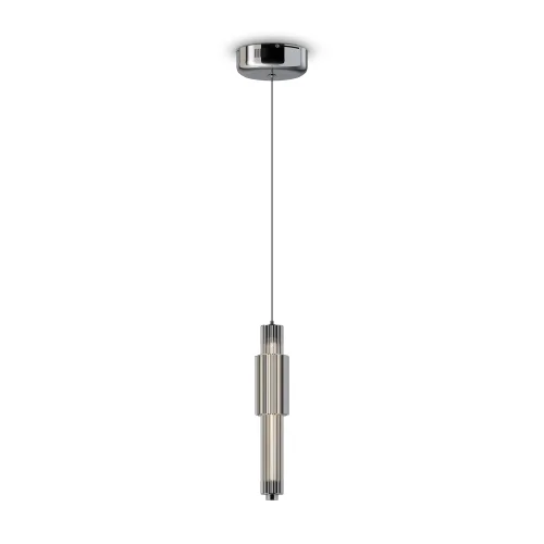 Светильник подвесной LED Verticale MOD308PL-L9CH3K Maytoni прозрачный 1 лампа, основание хром в стиле современный 