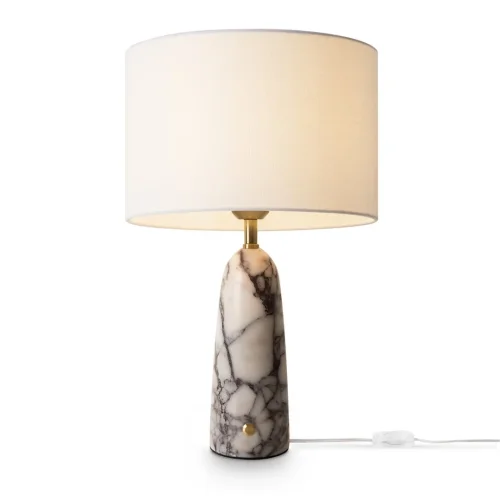Настольная лампа MarmoLatte FR2054TL-01BS1 Freya белая на 1 лампу, основание серое мрамор металл в стиле классический кантри фото 6 Настольная лампа MarmoLatte FR2054TL-01BS1 Freya белая на 1 лампу, основание серое мрамор металл в стиле классический кантри фото 6