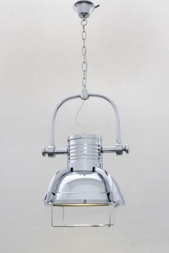Светильник подвесной Loffi LDP 704 CHR Lumina Deco хром 1 лампа, основание хром в стиле современный лофт  фото 5