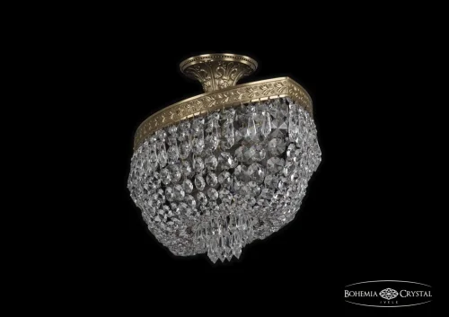 Люстра потолочная хрустальная 19273/55IV Pa Bohemia Ivele Crystal прозрачная на 6 ламп, основание латунь в стиле классический sp фото 2